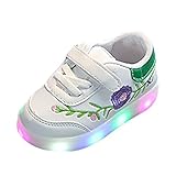 LEDスニーカー ガールズシューズ 靴 キッズ 発光シューズ 13.5cm-18cm hibote グリーン 29=内径17.5cm