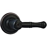 Brinks Home Security Push Pull Rotate Door Locks 23015-150 Arnett Entry Lever Tuscan Bronze [並行輸入品]