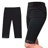 スクール 黒無地レギンス(1分丈/5分丈/7分丈/9分丈)スパッツ 体操着 キッズ ジュニア 女の子 子供 fo-tmrg99 110cm 5分丈