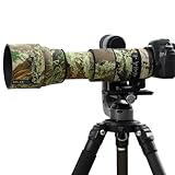 ROLANPRO レンズコート シグマ 150-600mm F5-6.3 DG OS HSM Contemporary 対応 望遠レンズ用 迷彩カバー 防水 野鳥撮影 自然撮影 - #14 グリーンジャングル