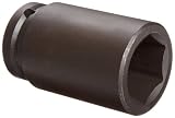 Martin 16644 1-3/8 Type III Opening 3/4 Square Drive Socket, 6 Points Deep, 3-1/2 Overall Length, In