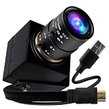 IEights 4K USB3.0 HDMIカメラ 4K 60fps 2.8-12mm ズームウェブカメラ コンピューター用 ミニライトバーンカメラ レーザー彫刻機用 H.264望遠鏡 USBセキュリティ 産業用 PC ウェブカメラ Raspberry Pi Jetson Nano用