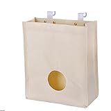 buyeonline実用的キッチンCupboard Garbage Hangingストレージバッグ袋ホルダーオーガナイザー(ベージュ) ベージュ BUY-HOME-10076