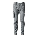 アイズフロンティアデニムカーゴパンツ 7412 春夏 88 スモークグレー