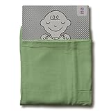 めんぷます田 赤ちゃんのガーゼケット そうげん色 85×110cm 綿100% 日本製