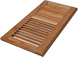 Decor Grates WL610R-N 6-Inch by 10-Inch Wood Return Air, Natural Oak by Decor Grates