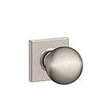 Schlage f10 ORB 619 ColコリンズトリムオービットHall andクローゼットノブ、サテンニッケル