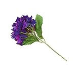 Baosity 紫色　人工絹　アジサイ　ブライダル　手の花　結婚式　ウェディングブーケ　花束　装飾花