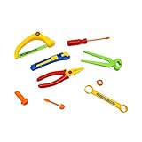 【ノーブランド品】知育玩具　プラスチック製　多彩　ごっこ遊び　 構築ツールキット セット 　子供　幼児　 ツールおもちゃ　教育玩具　プレゼント