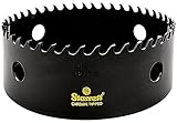 Starrett CT434 Steel High Performance Triple Chip Tungsten Carbide Tipped Hole Saw, Carbide Teeth, 4