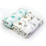 (エイデン アンド アネイ)aden+anais swaddle bamboo collection BAMBOO MUSLIN SWADDLES 3-PACK モスリン バンブー スワドル おくるみ