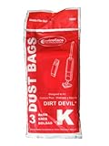 9 Royal Dirt Devil Stick Vac Type K Allergy Vacuum Bags, All Dirt Devil Stick vacs and Royal Vac Vac