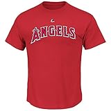 ロサンゼルス・エンゼルスWordmarkレッドTシャツ 3L レッド