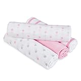 aden by aden + anais (エイデン バイ エイデンアンドアネイ) 【日本正規品】モスリンコットン スワドル4枚入り darling J112