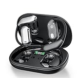 【2024音質強化版】ワイヤレスイヤホン イヤホン bluetooth オープンイヤー型 CoolJumper 8D技術 Bluetooth5.4 60時間連続再生 OWSイヤホン 開放型 空気伝導 骨伝導の革新 完全ブルートゥース 耳を塞がない 耳掛け式 音漏れ抑制 タッチ操作 誤操作防止 LED表示 Hi-Fi音質 Type-C急速充電 超軽量 圧迫感なし（ブラック）