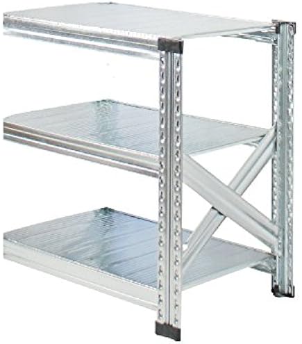 Amazon｜METALSISTEM メタルシステム4段（奥行50cm) スチールラック