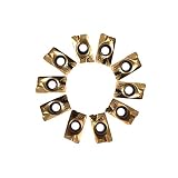 Wenyu 10Pcs 25R0.8 APMT1604PDER DP5320 Carbide Inserts for Indexable Milling Tool