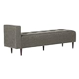 arne ベンチソファ 背もたれ無し ベンチチェアー 長椅子 片肘付き イス ダイニング 2～3人掛け 布張り Baggy SA 2×6 グレー