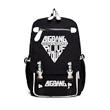 韓流グッズ BIGBANG GD ビッグバン TOP SOL VI D-LITE MADE ファッション 10周年記念 可愛 バッグ リュックサック (ブラック)