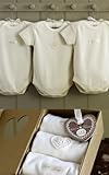 Pure Love Set of 3 Baby Bodysuits 3-6 months - Soft Organic & Pure by Nature's Purest