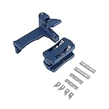Acogedor　エッジトリマー　木工用トリマー　縁端カット エッジエンドカッターセット　家具　加工用　切削工具　ブルー