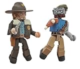リックとローマーゾンビ、2パック：デッドMinimatesのシリーズ1ウォーキングダイアモンドセレクトおもちゃ Diamond Select Toys Walking Dead Minimates S