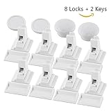 ベビー安全キャビネットロック Magnetic Locks (8 Pcs) ホワイト 652042812631