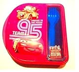 Cars Lunch Box Set PBA Free Fork Spoon Included Zak [並行輸入品]