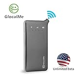 GlocalMe U2 4G Mobile Hotspot - Unlocked WIFI Hotspot with Annual Unlimited Data Plan for USA [並行輸入品