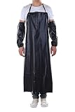 【INNOVATION FACTORY】 プロ仕様 完全 防水 エプロン 防油 防汚 耐摩耗 作業性抜群 長持ち 足元 カバー 釣り アウトドア 水回りの仕事 業務用 に最適 両腕 アームカバー 付属