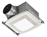 Broan ZB80L Ultra X2 Multi-Speed Series Ventilation Fan with 36-Watt Fluorescent Bulb and 4-Watt Nig