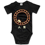 パイナップル ベビーロンパース ハムスター人生 Hamster ペット 実験用動物 ボディースーツ Black 6 M