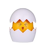 ctorch 3-modesポータブルEgg Yolk LED夜間ライトUSBテーブルランプバッテリライト新しい奇妙なライトBaby Toysライト ピンク