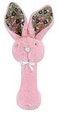 Stephan Baby Fuzzy Bunnie Rattle, Pink by Stephan Baby
