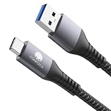 【1M 1本】USB Type C ケーブル CONMDEX 10Gbps データ転送 Android Auto/CarPlay対応 USB3.1 Gen2 タイプC 高速充電QC/PD3.0対応 USB-A to USB-C 【三重ナイロン編み/アルミ合金】iPhone17/16/15シリーズ/Samsung GalaxyなどType-C機種対応