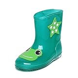 Kishiya　レインブーツ　女の子　動物柄　子ども用　雨靴　　キッズ用　可愛い　男女兼用　ながぐつ　ジュニア　水遊び　梅雨対抗　通園　レイングッズ 防水 防滑 滑りにくい アウトドア お出かけ 学校