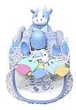 Babygiftidea Decorative Centerpiece Newborn Baby Shower Gift 1 Tier Boy's Diaper Cake by Baby Gift I