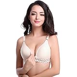 Wodery レディース 妊娠 マタニティー ブラ 授乳ブラジャー マタニティブラジャー フロントホック 3/4カップ 「産前産後兼用」 ノンワイヤー やさしい綿