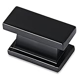 Southern Hills Black Cabinet Knobs - Rectangle - Pack of 5 - Kitchen Cabinet Knobs - Cabinet Hardwar
