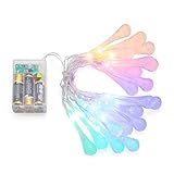 Outdoor Led String Lights,Avinee RGB Raindrop Designed Outdoor/Indoor String Lights, Décor Rope Ligh