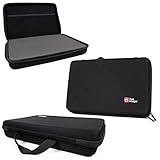 DURAGADGET HTC RE Camera Case - Black Armoured EVA 'Shell' Storage Case with Fully-Customizable & Sh