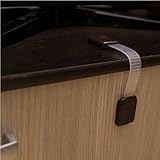 ベビー安全ロック、子Proofキャビネット、引き出し、アプライアンス、トイレシート、オーブン、および冷蔵庫ロック、NO、必要なツール接着剤3 M調節可能なストラップ付き、ラッチシステム( 6パック、ブ