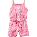 Carter's(カーターズ) フローラルエンブロイダードロンパース ピンク ロンパース半袖 6ヶ月【並行輸入】