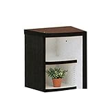 サンコウ 幅30cm 書棚 上置 左 ダークブラウン 26003