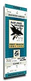 That's My Ticket San Jose Sharks Inaugural Game Mega Ticket Wall Decor[並行輸入品]