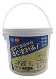 フジワラ化学 内装調湿性仕上塗材 珪藻土壁材MIX ヨモギ 3kg