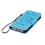 iPhone SE / iPhone 5 / 5s ケース UNEXTATI 手帳型ケース 液晶保護 カバー カード収納 ストラップ 付き Apple iPhoneSE / iPhone5 / 5s 