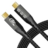 ZIKNYDO USB-C ケーブル 3m、USB 3.2 Gen2 Type-C 20Gbpsデータ転送、PD3.1 240W 48V/5A USBC USBC ケーブル急速充電、4K@144Hz/ 60Hz、8K@30Hz USB C 映像出力（Thunderbolt 4、iPhone 16/15、MacBook Pro、iPad Pro、Dell XPS、VR対応）