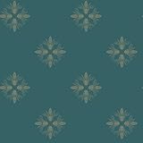 York Wallcoverings on1646 Honey Bee壁紙ゴールド/ティール