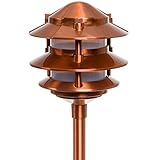 Paradise GL22764CI Low Voltage Cast Aluminum 11W Path Light, Copper (Quick Clip Connector, Incandesc